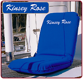 Embroidery for Sport-a-Seat Boat Lounger